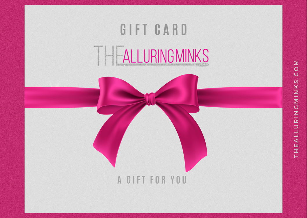 THE Alluring Minks gift card